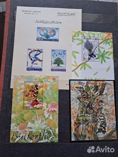 Марки. Блоки много