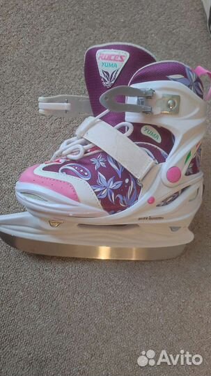 Коньки детские раздвижные 30-35 roces