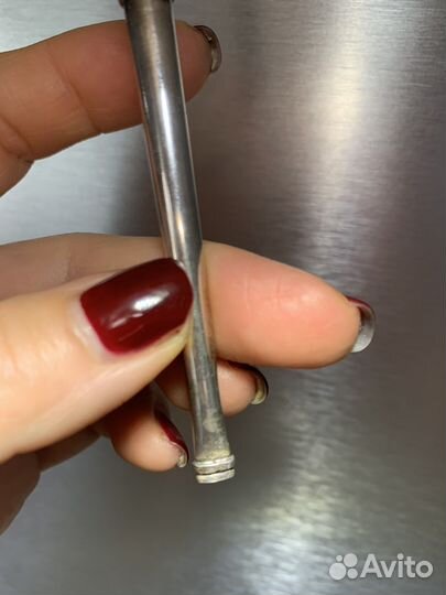 Серебряный набор женщине заджигалка и мундштук