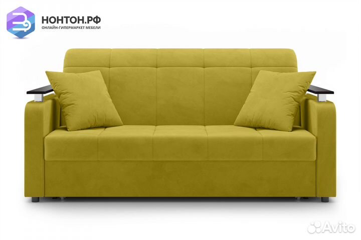 Диван аккордеон Остин горчичный