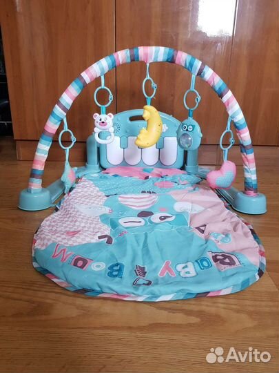 Детский развивающий коврик с пианино