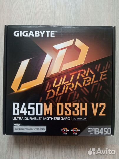 Материнская плата gigabyte b450m ds3h v2