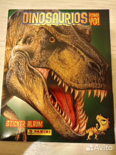 Журнал для наклеек Динозавры как я Панини