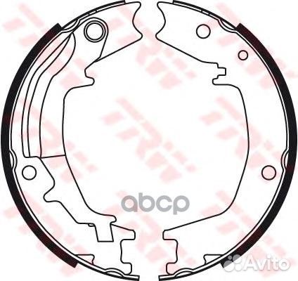 Колодки тормозные барабанные hyundai: elantra 1