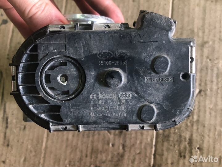 Kia rio3 дросельная заслонка