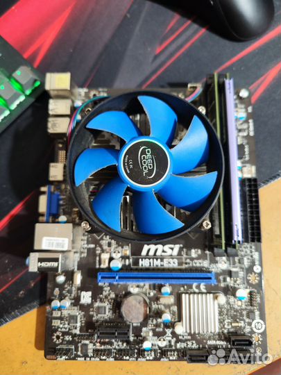 Материнская плата комплект msi+ i5 4440+ 12 озу