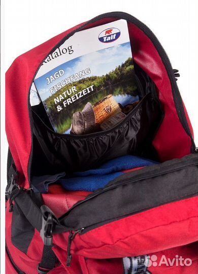 Рюкзак Кайтур 6 рр80л ткОксфорд 600 Однот.чёрная