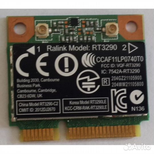 Wifi адаптер HP g6-2076sr