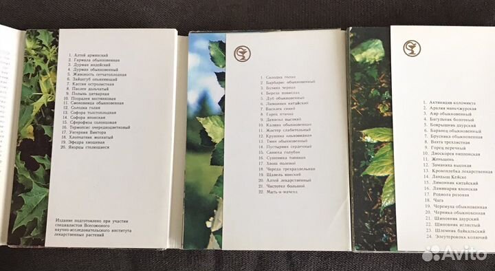 Наборы открыток «Зеленая аптека»