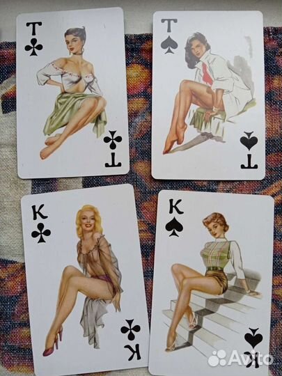 Карты игральные эротические водка Катюша пин ап