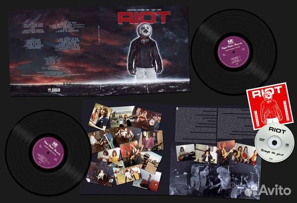 Riot - Archives 4 LP + 2 DVD Vol.1 & Vol.2