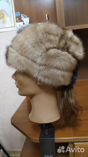 Шапка норковая женская