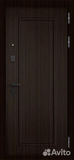 Дверь входная в квартиру с зеркалом