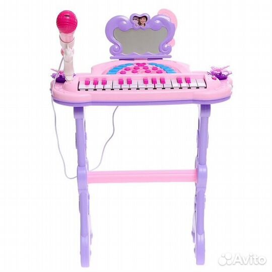 Пианино «Мечта девочки», со стульчиком, зеркалом
