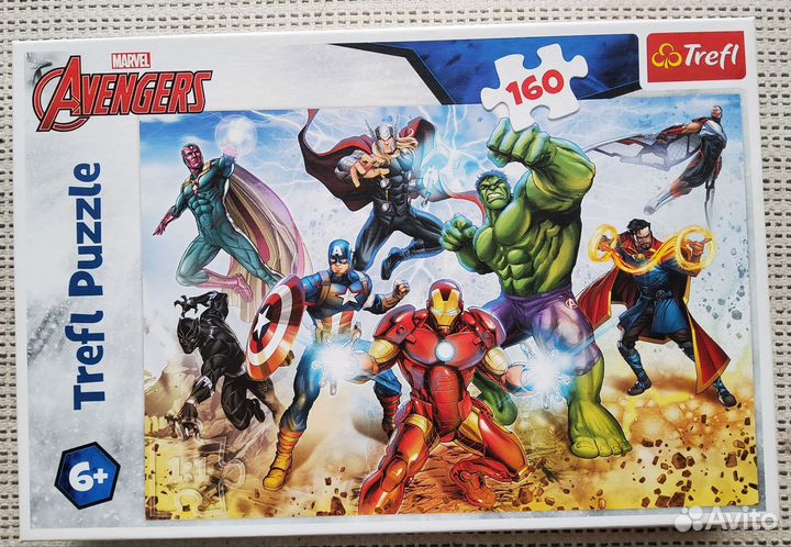 Пазл (набор Мстители из 4 коробок)