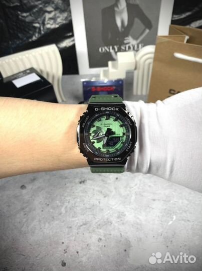 Часы G-Shock 2100 зеленые