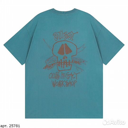 Футболка Stussy синее