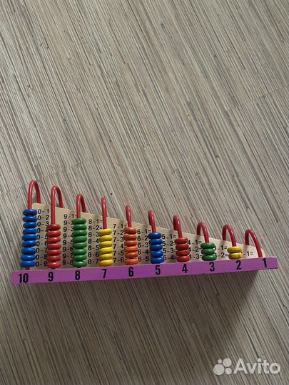 Счеты деревянные детские