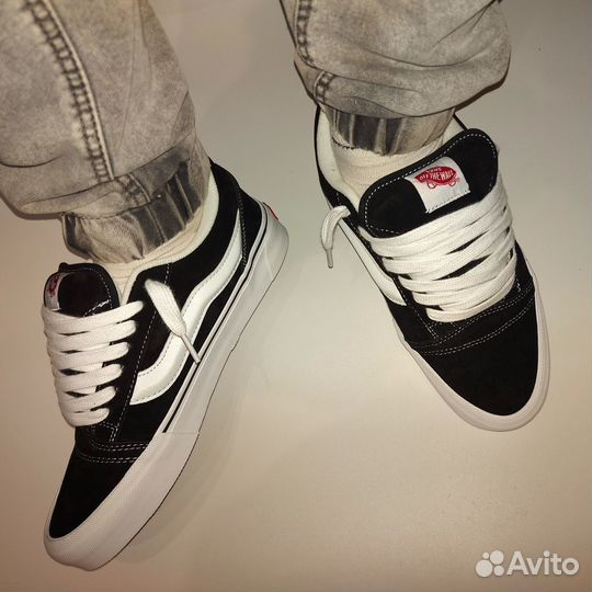 Vans knu skool черные