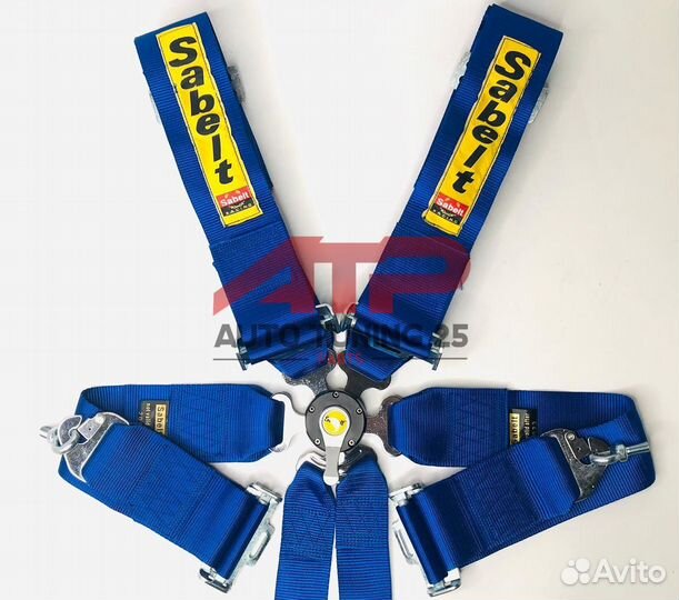 Ремни безопасности - Sabelt Style 76-50мм- 6 точки
