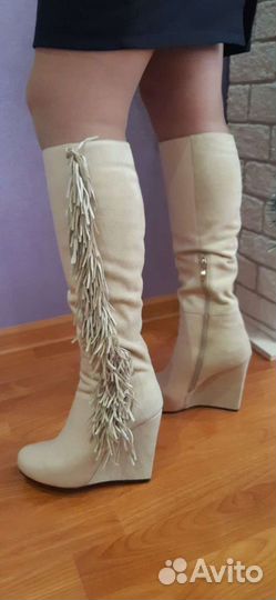 Сапоги зимние новые 38