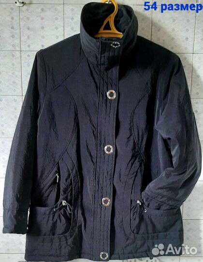 Куртка - ветровка (утепленная) 54 размер