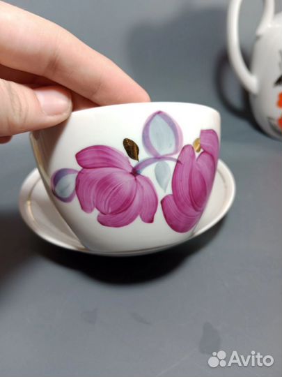 Чайные пары Кузяевский ф/з. 6 штук