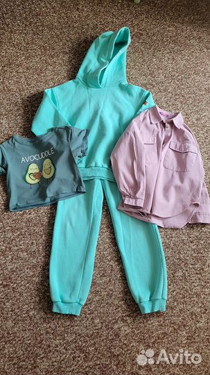 Одежда для девочки пакетом ростовка 140-146