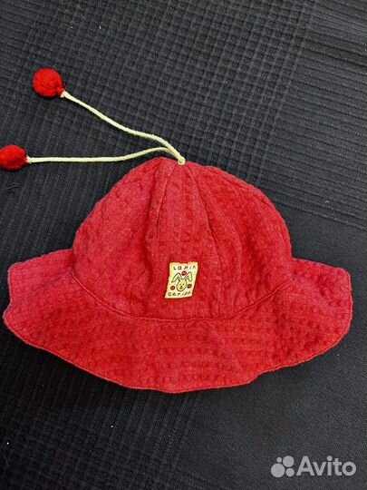 Панамка с вишенками на девочку