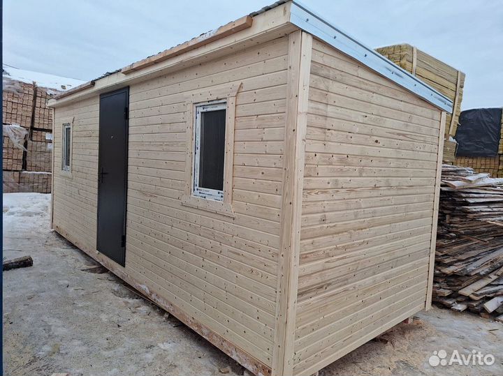 Бытовка и хозблок с окнами и дверями