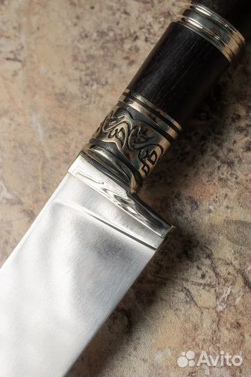 Эксклюзивный Узбекский нож, сталь Sandvik 12C27, р