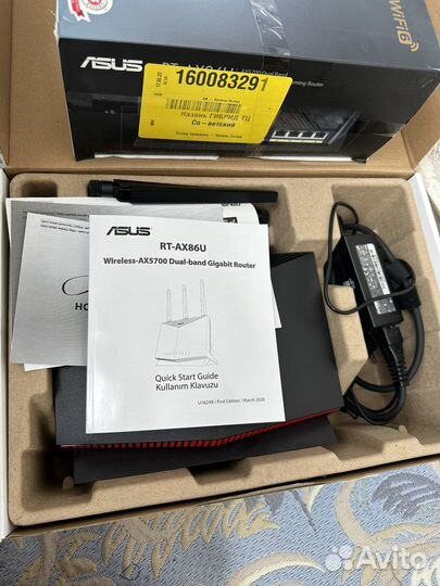 Wi-Fi роутер asus RT-AX86U