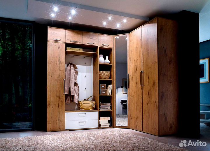 Угловой Шкаф Белый