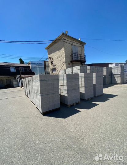 Пеплоблок М35 390х190х190