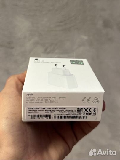 Блок питания apple 20w Оригинальная качество