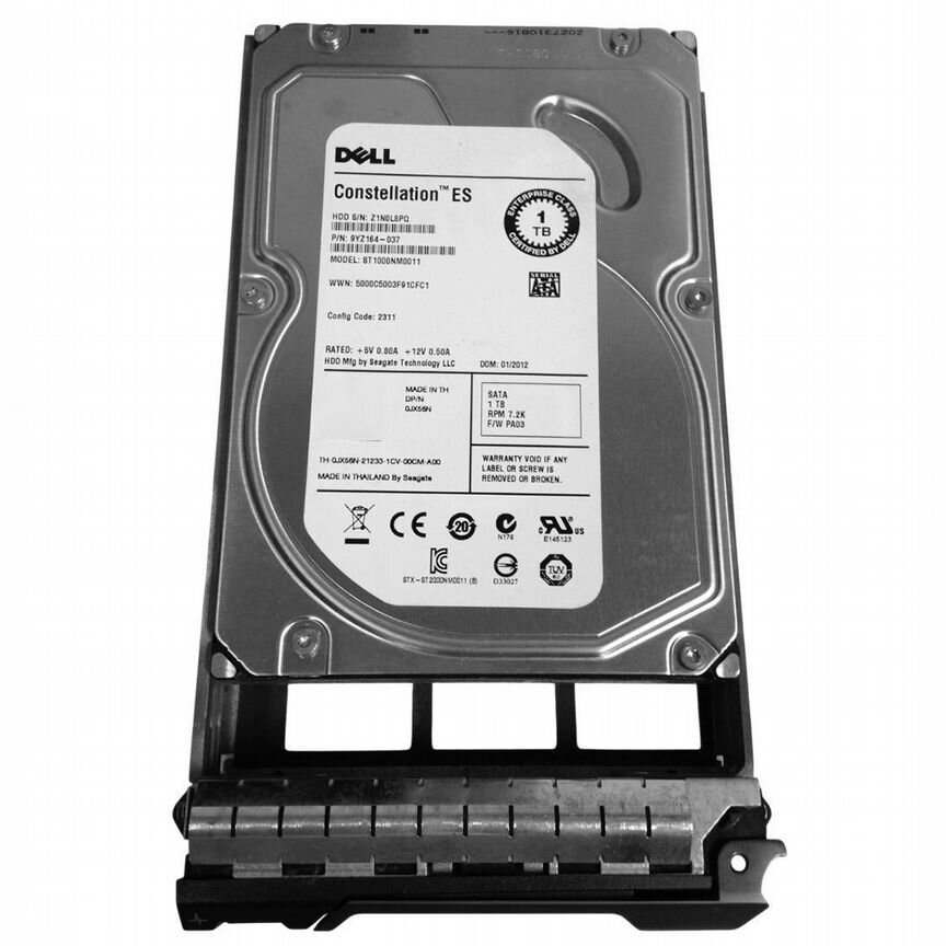 [JX56N] Жесткий Диск Dell 1tb Sata3 3,5" Hdd Jx56n