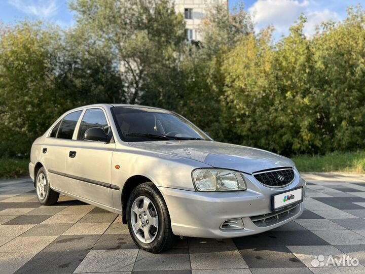 Hyundai Accent 1.5 МТ, 2004, 180 951 км