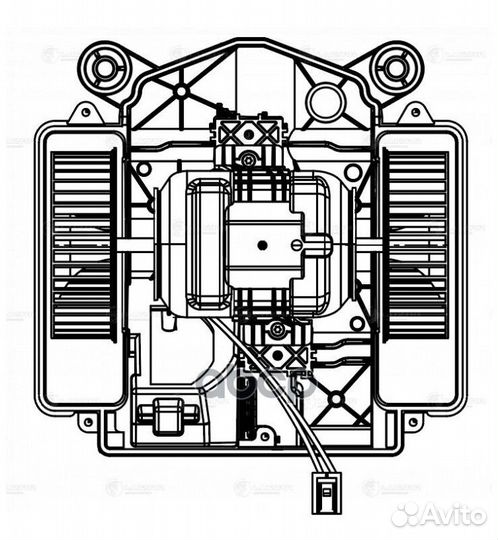 Электровентилятор отопителя toyota kijang вэн