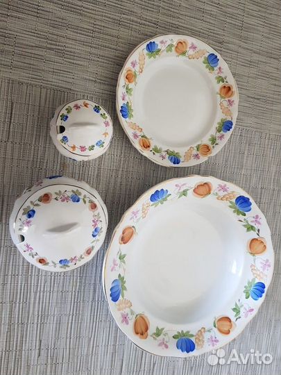 Часть сервиза зик (Конаково) под реставрацию