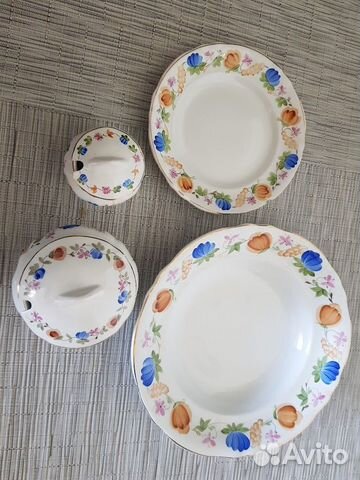 Часть сервиза зик (Конаково) под реставрацию