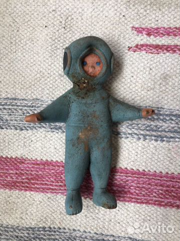 Игрушка СССР резиновая водолаз