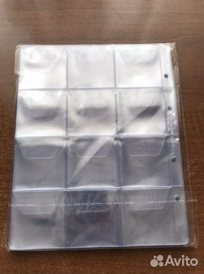 Листы для монет, стандарт Оптима