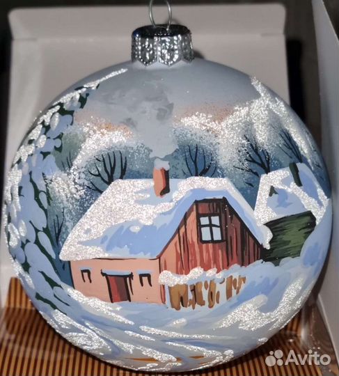 Шар елочный По хворост