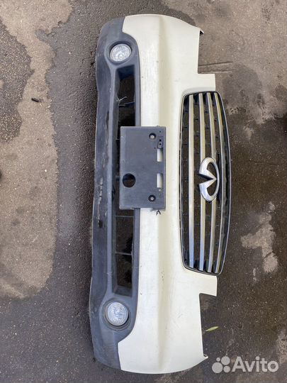 Бампер передний Infiniti FX35 S50 В сборе с решетк