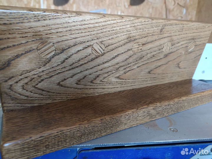 Держатель для ножей из дуба с неодимовыми магнитам