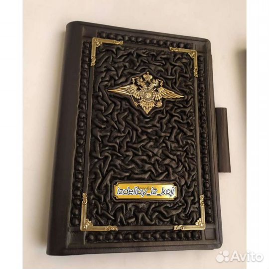 Блокнот из натуральной кожи