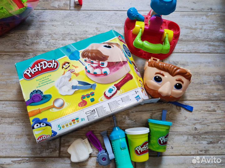 Цена за всё. Наборы для лепки play doh