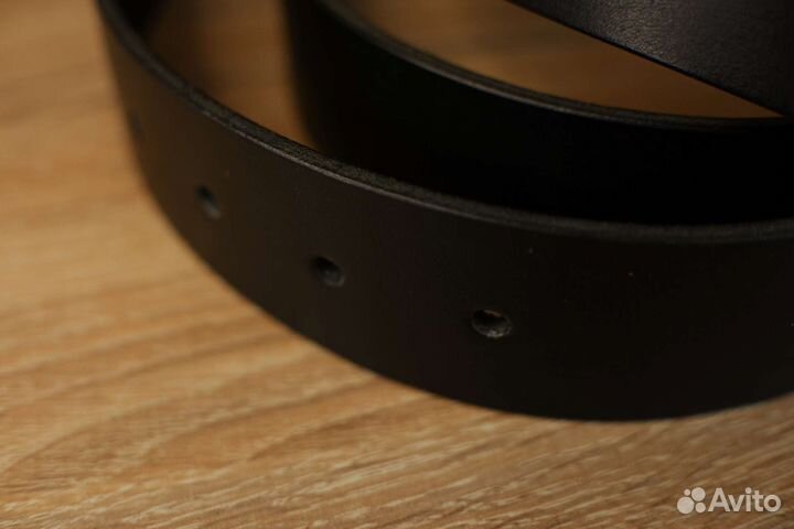 Мужской кожаный ремень ручной работы