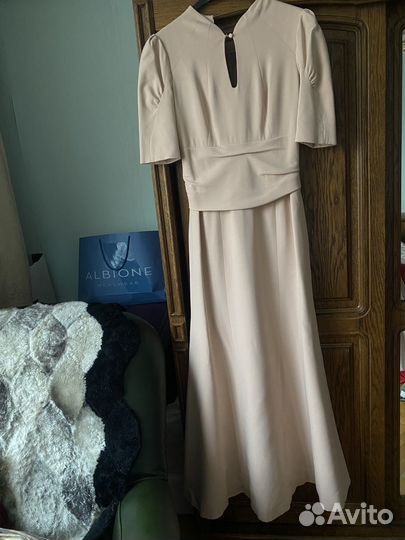 Вечернее женское платье Carolina Herrera розовое