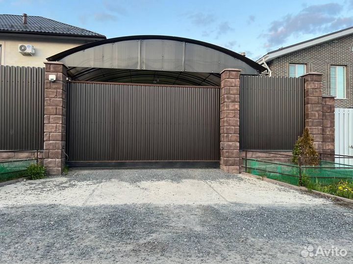 Откатные ворота под ключ с установкой